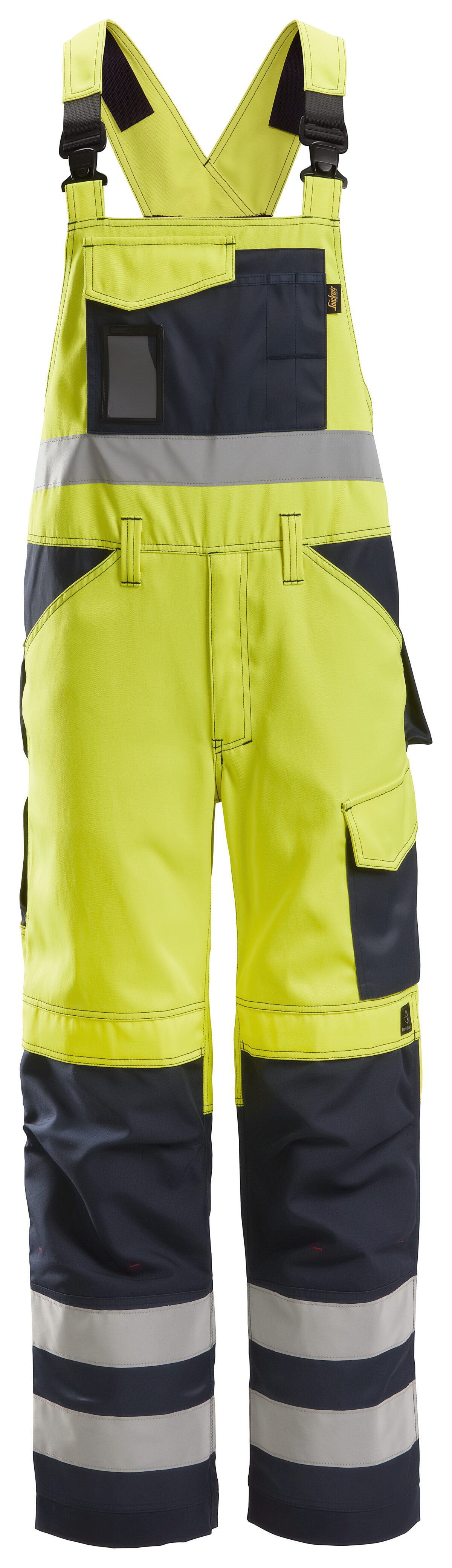 Snickers 0113 High Visibility Bib & Brace, Klasse 2 Snickers 0113 High Visibility Bib & Brace, Klasse 2