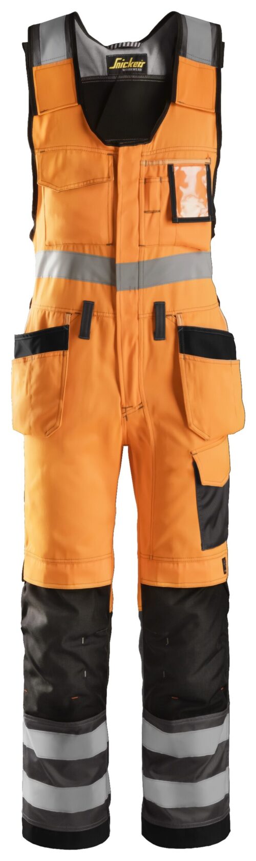 Snickers 0213 Bodybroek met holsterzakken High Visibility, Klasse 2