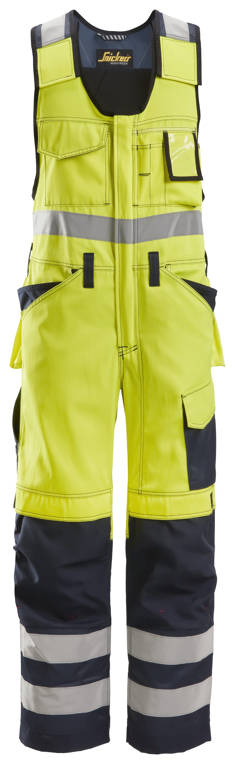 Snickers 0213 Bodybroek met holsterzakken High Visibility, Klasse 2 Snickers 0213 Bodybroek met holsterzakken High Visibility, Klasse 2