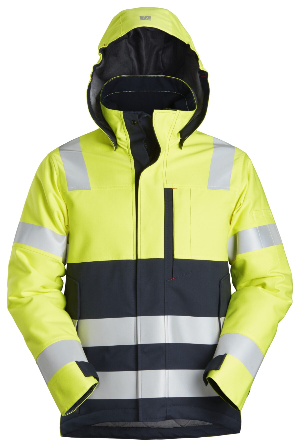 Snickers 1163 ProtecWork, Isolerend Jack met Capuchon, High-Vis Klasse 3 Snickers 1163 ProtecWork, Isolerend Jack met Capuchon, High-Vis Klasse 3
