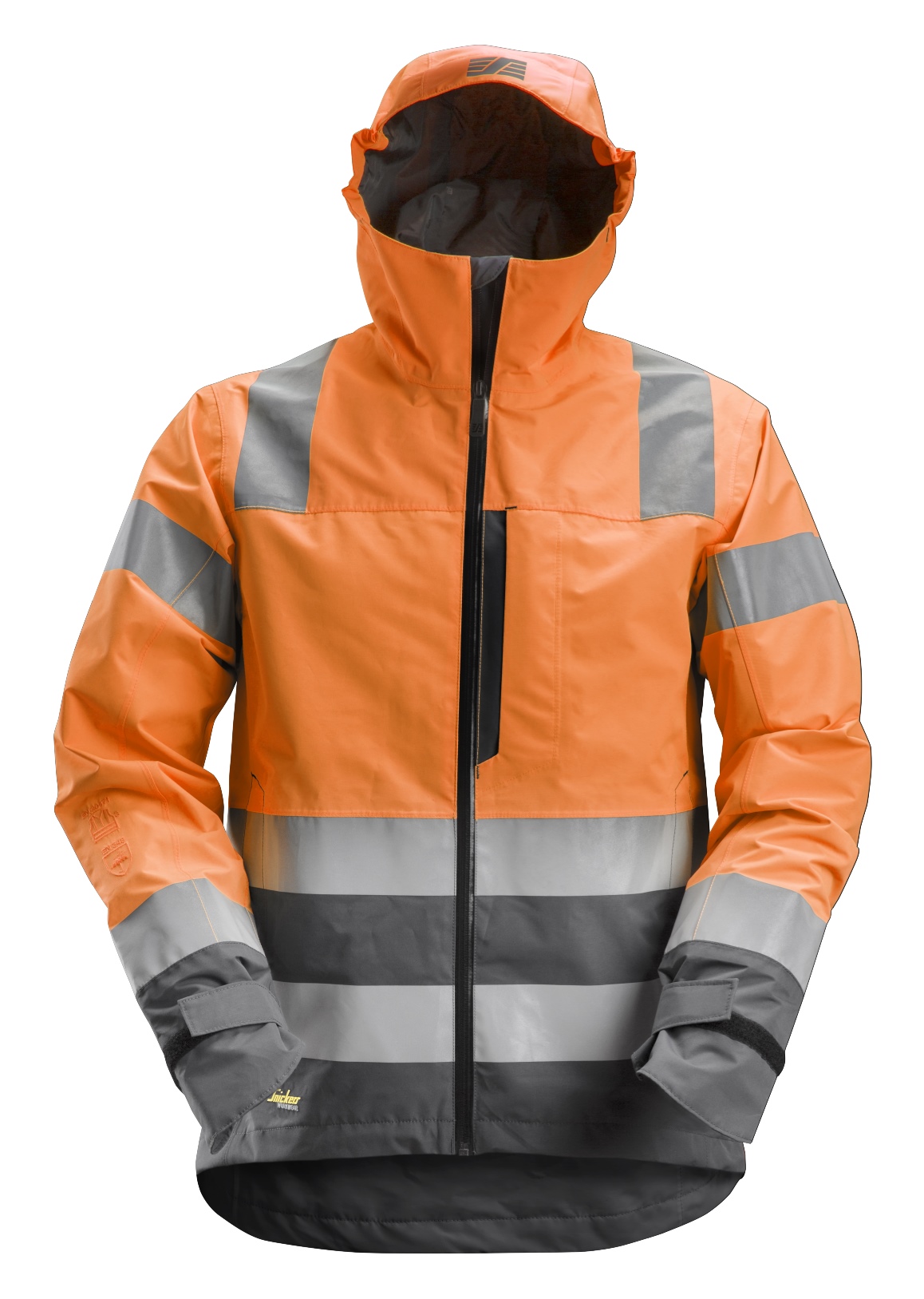 Snickers 1330 AllroundWork, High-Vis Waterproof Shell Jack Klasse 3 Snickers 1330 AllroundWork, High-Vis Waterproof Shell Jack Klasse 3