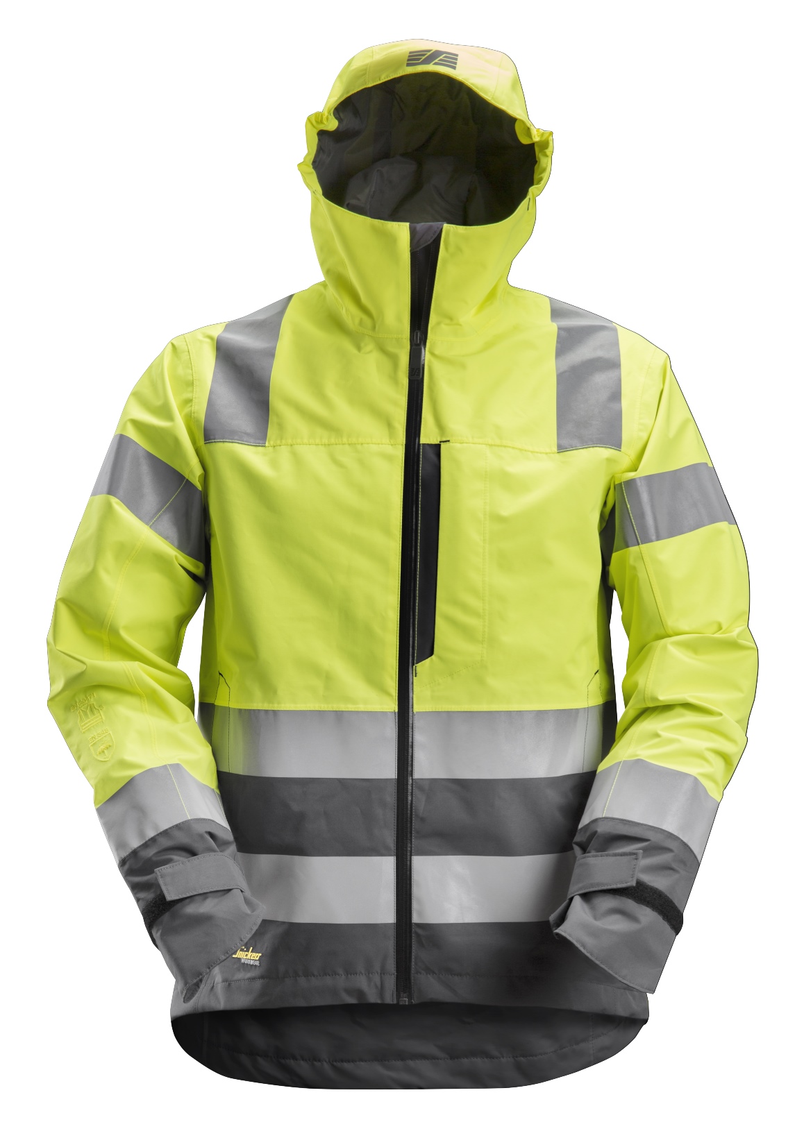 Snickers 1330 AllroundWork, High-Vis Waterproof Shell Jack Klasse 3 Snickers 1330 AllroundWork, High-Vis Waterproof Shell Jack Klasse 3