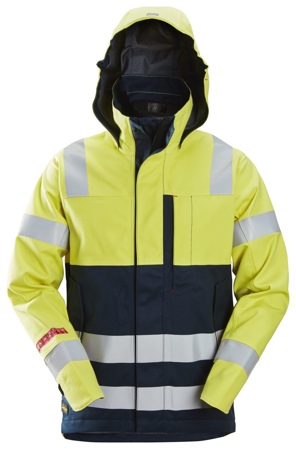 Snickers 1361 PROTECWORK, WATERPROOF SHELL JACK, HIGH-VIS Klasse 3 Snickers 1361 PROTECWORK, WATERPROOF SHELL JACK, HIGH-VIS Klasse 3