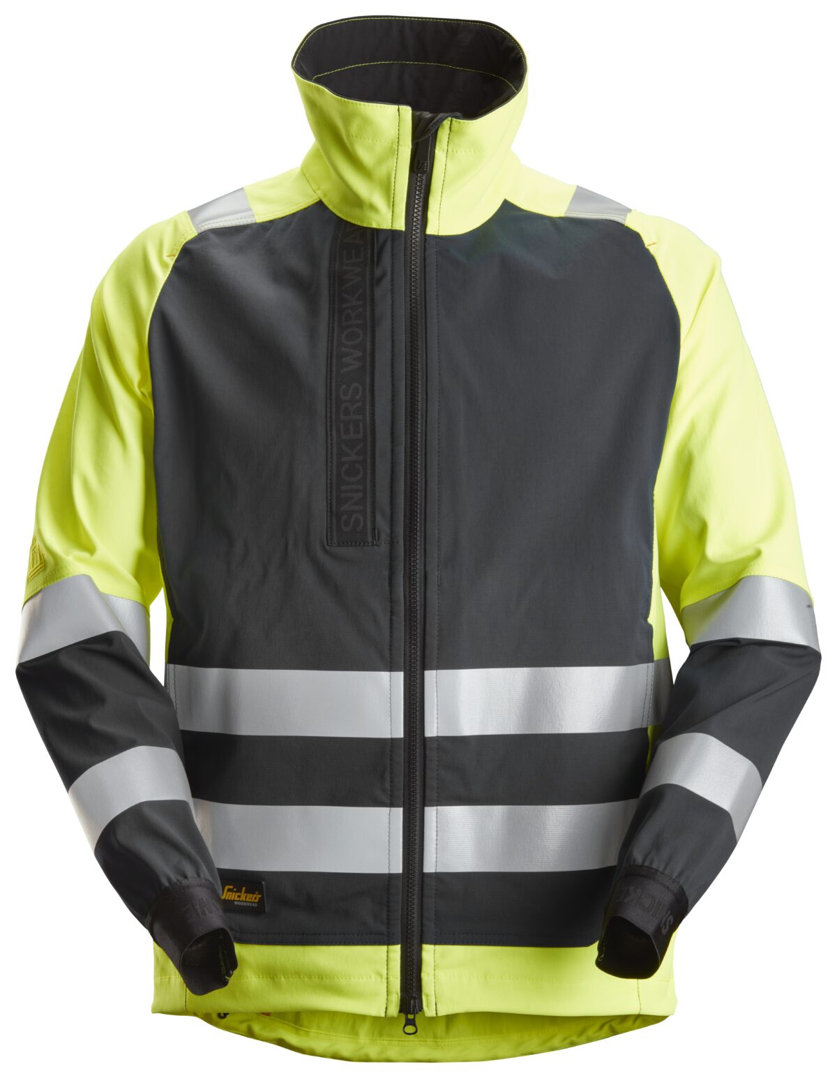 Snickers 1539 AllroundWork, High-Vis Ongevoerd Jack met rits KL 2