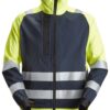Snickers 1539 AllroundWork, High-Vis Ongevoerd Jack met rits KL 2
