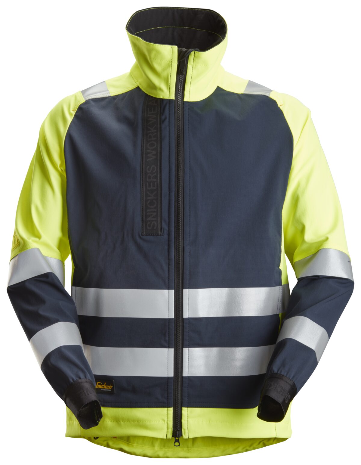 Snickers 1539 AllroundWork, High-Vis Ongevoerd Jack met rits KL 2