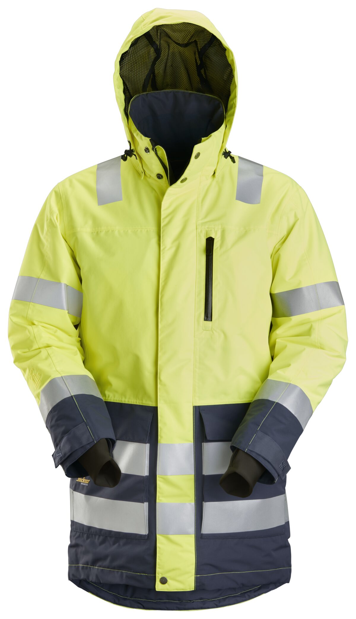 Snickers 1830 AllroundWork, High-Vis Waterproof Parka, KL 3 Snickers 1830 AllroundWork, High-Vis Waterproof Parka, KL 3