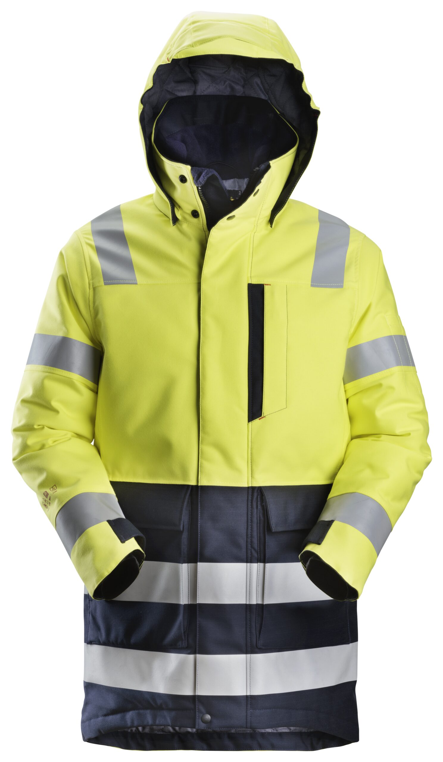 Snickers 1860 ProtecWork, Geïsoleerde Parka, High-Vis Klasse 3 Snickers 1860 ProtecWork, Geïsoleerde Parka, High-Vis Klasse 3