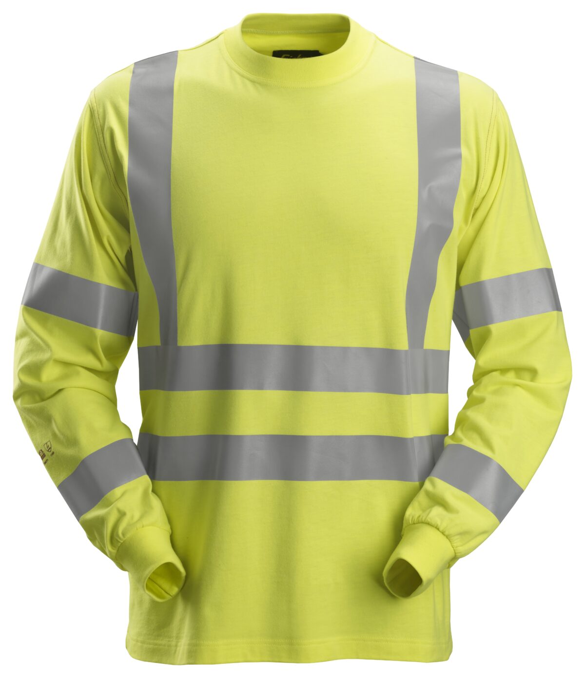 Snickers 2461 ProtecWork, T-shirt met Lange Mouwen, High-Vis Klasse 3 Snickers 2461 ProtecWork, T-shirt met Lange Mouwen, High-Vis Klasse 3