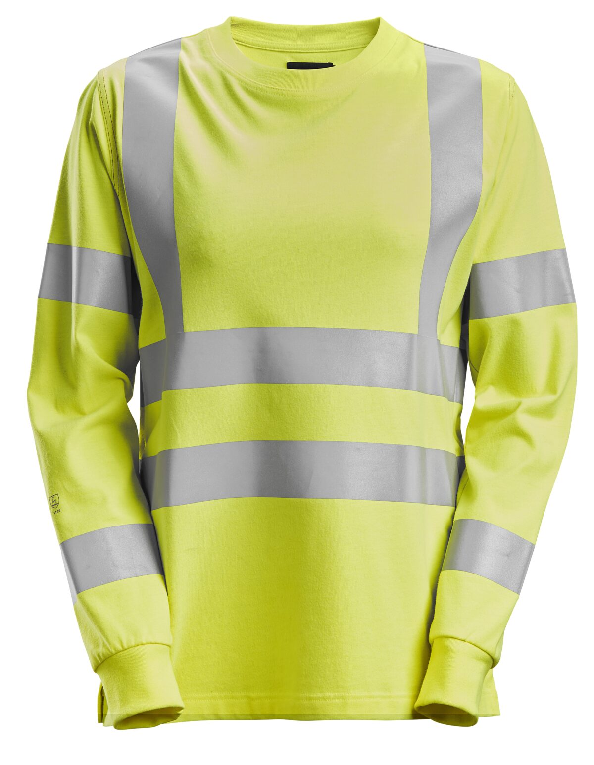 Snickers 2476 ProtecWork, Dames T-shirt met Lange Mouwen, High-Vis Klasse 3/2 Snickers 2476 ProtecWork, Dames T-shirt met Lange Mouwen, High-Vis Klasse 3/2