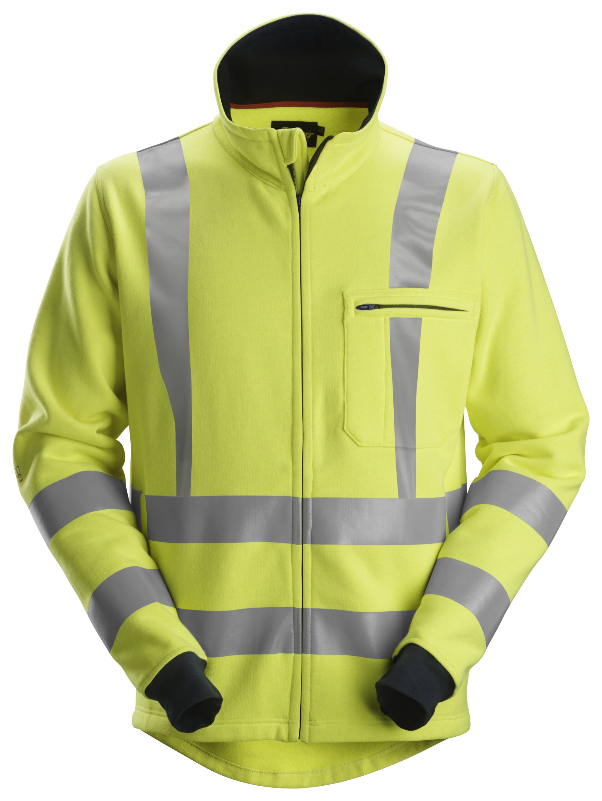 Snickers 2864 ProtecWork, Sweatshirt met rits, High-Vis Klasse 3