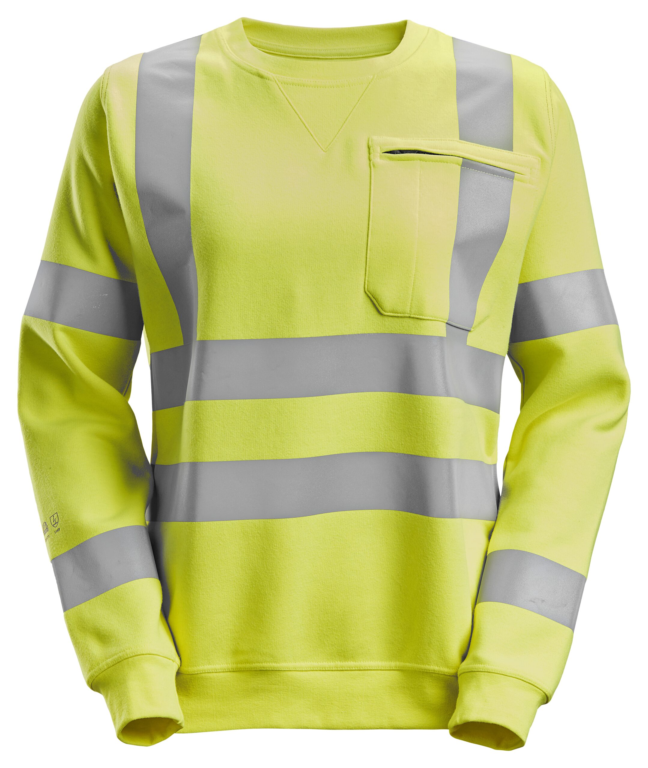Snickers 2876 ProtecWork, Dames Sweatshirt, High-Vis Klasse 3/2