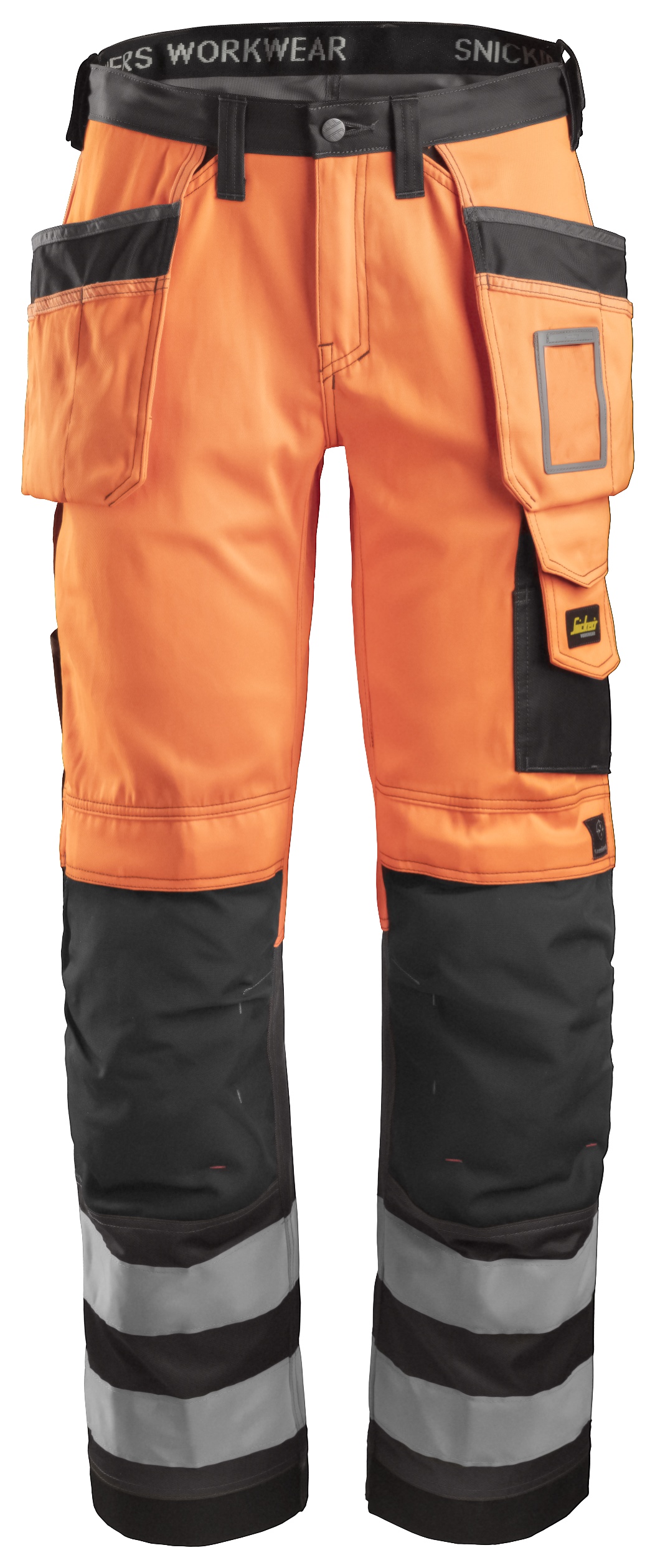 Snickers 3233 High-Vis Broek met Holsterzakken, Klasse 2
