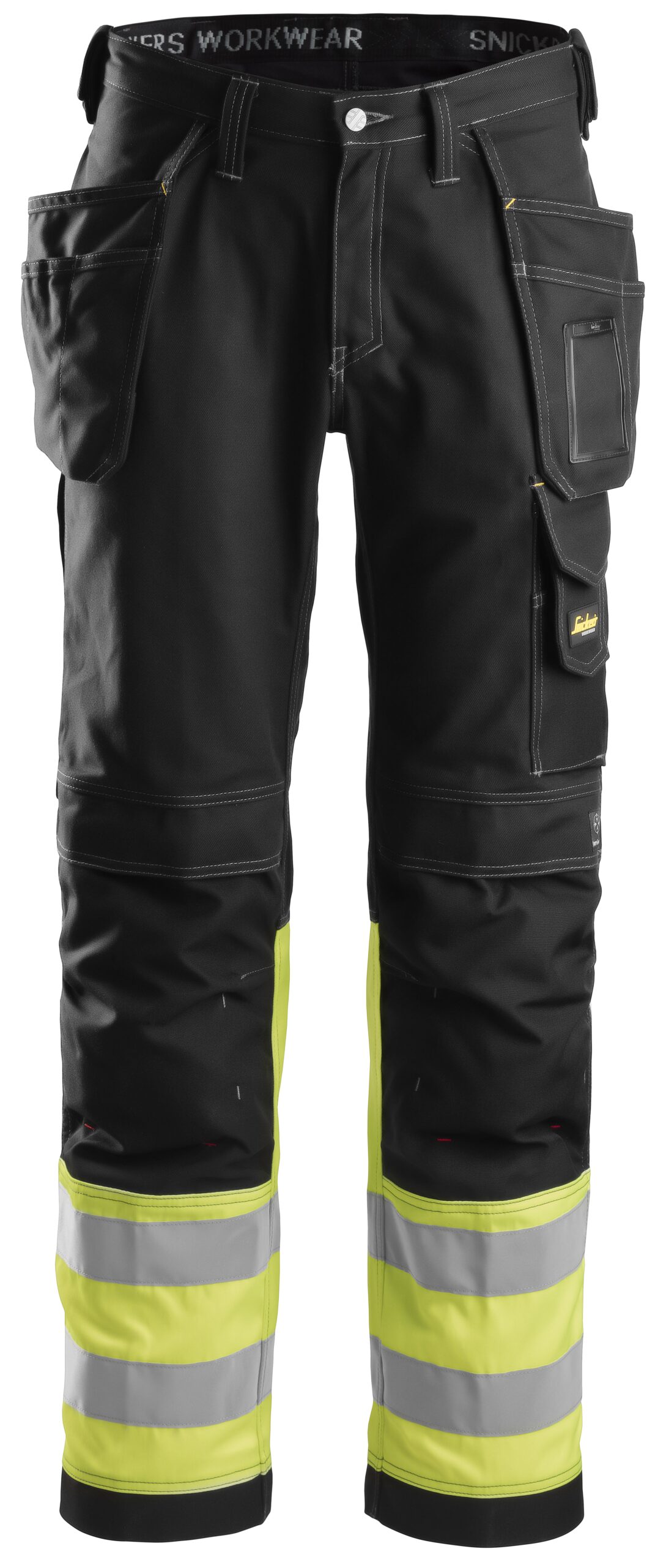 Snickers 3235 High-Vis Katoenen Werkbroek met Holsterzakken, Klasse 1
