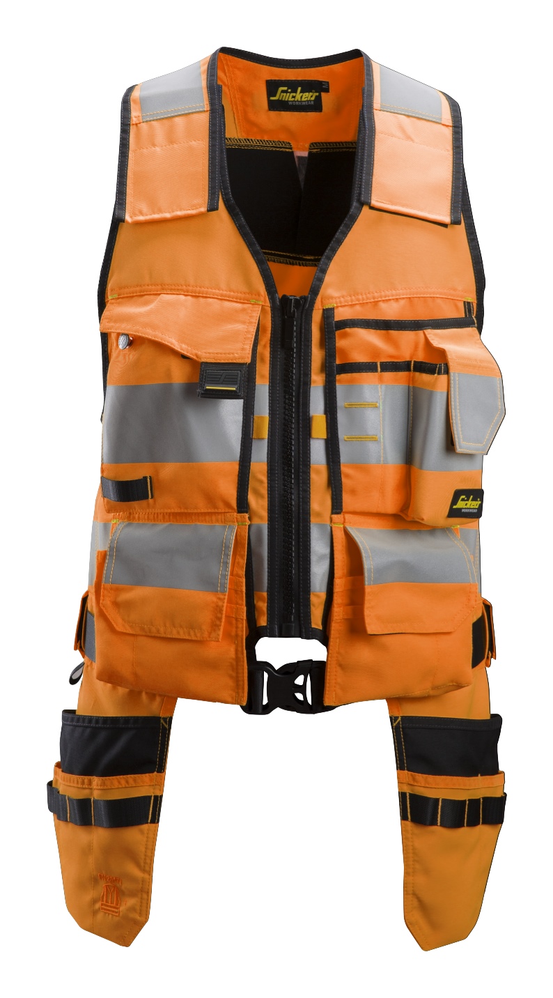 Snickers 4230 AllroundWork, High-Vis Gereedschapsvest Klasse 1 Snickers 4230 AllroundWork, High-Vis Gereedschapsvest Klasse 1