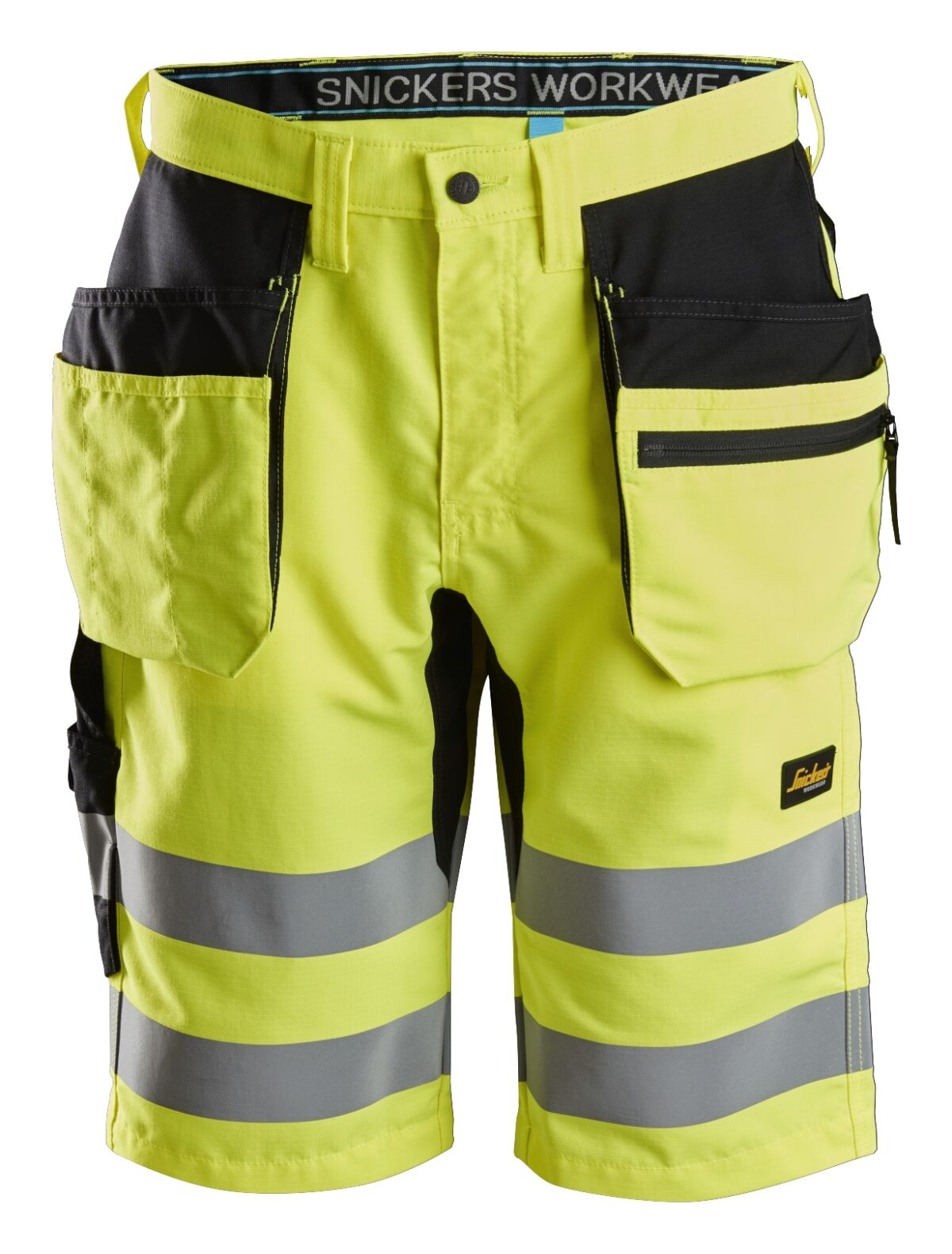 Snickers 6131 LiteWork, High-Vis Korte Broek+ met Holsterzakken Klasse 1 Snickers 6131 LiteWork, High-Vis Korte Broek+ met Holsterzakken Klasse 1