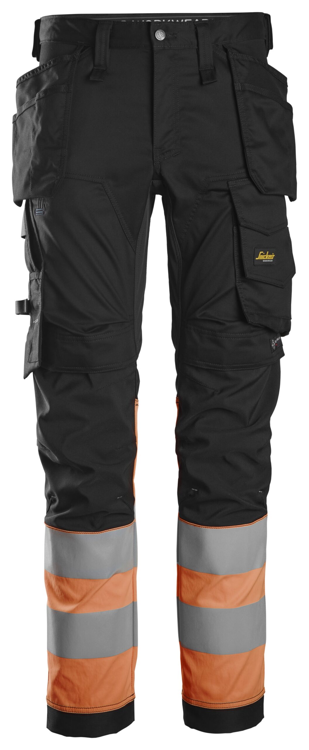 Snickers 6234 High-Vis, Klasse 1 Stretchbroek met holsterzakken Snickers 6234 High-Vis, Klasse 1 Stretchbroek met holsterzakken