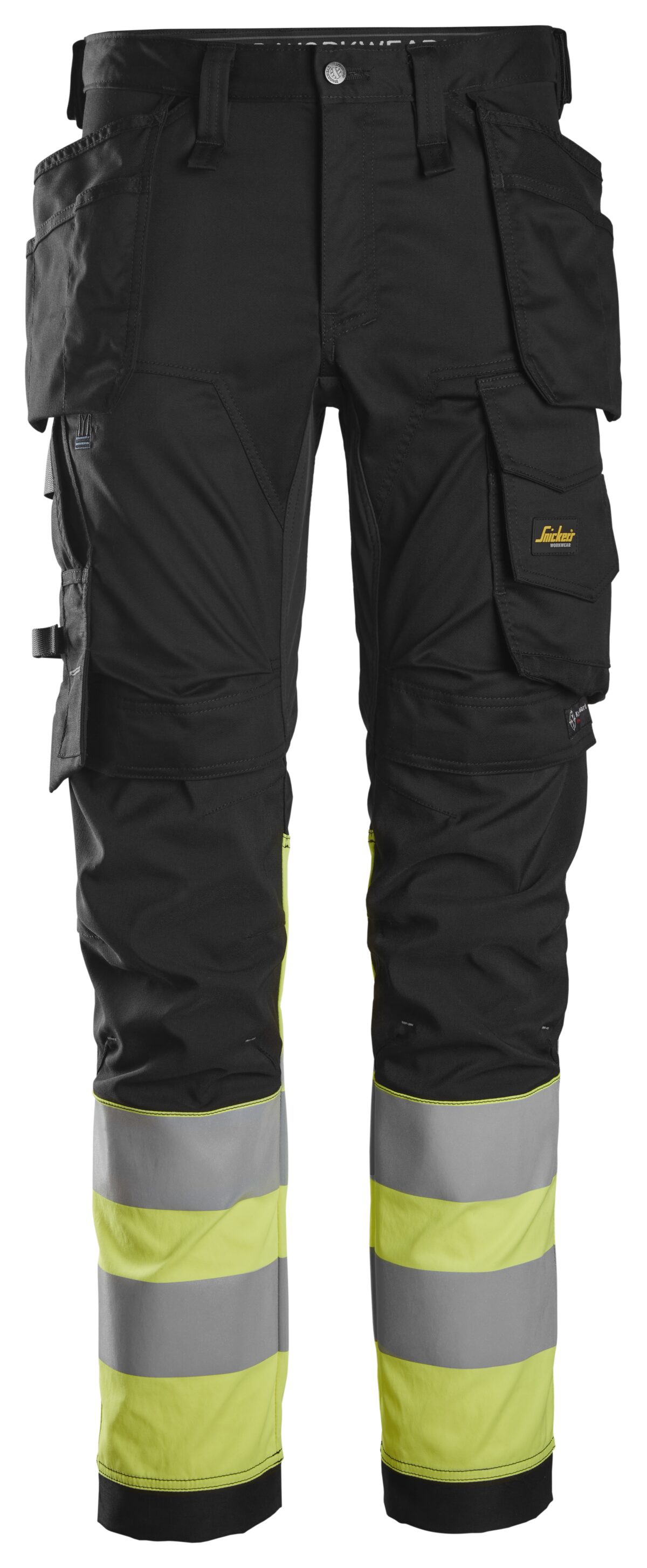 Snickers 6234 High-Vis, Klasse 1 Stretchbroek met holsterzakken Snickers 6234 High-Vis, Klasse 1 Stretchbroek met holsterzakken