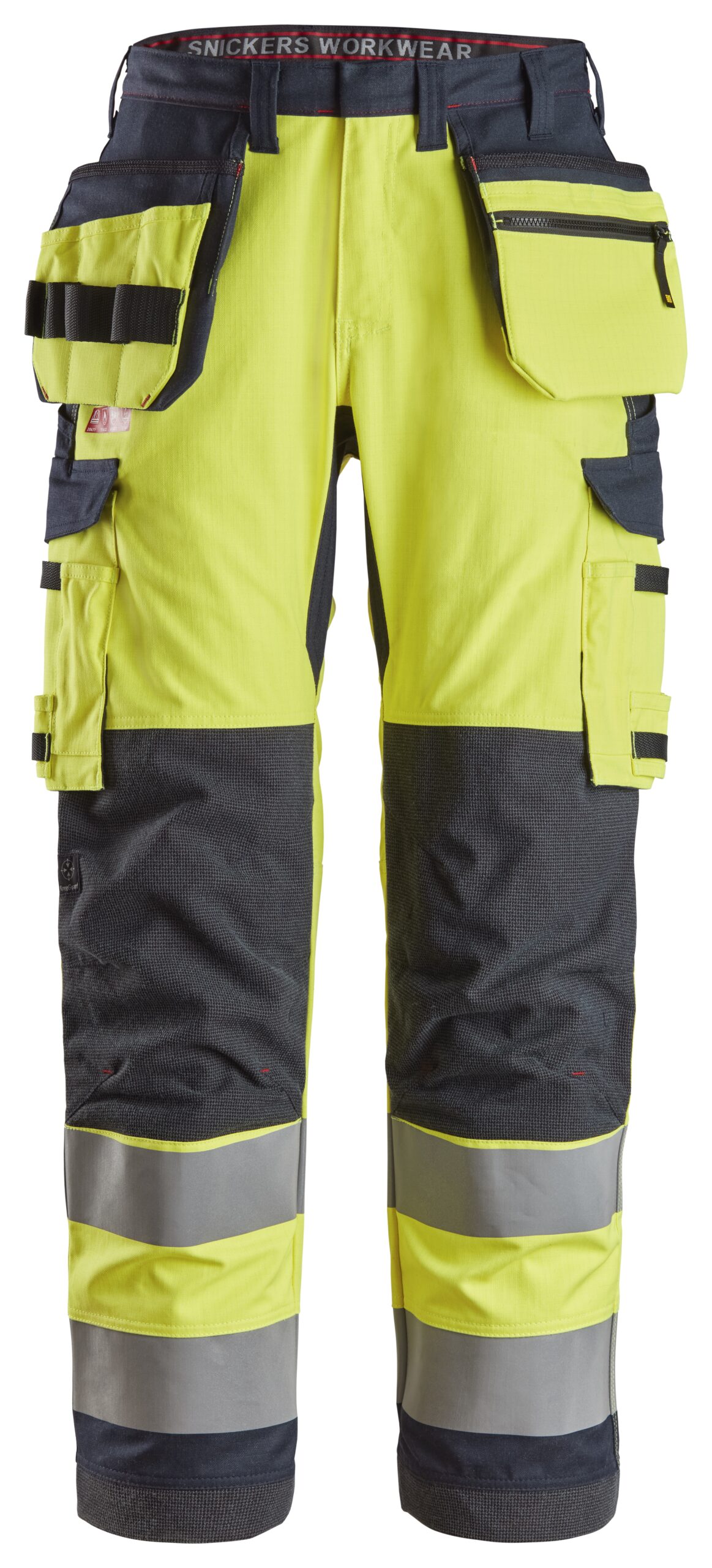 Snickers 6261 ProtecWork, Werkbroek met Holsterzakken en Symmetrische Zakken, High-Vis Klasse 2 Snickers 6261 ProtecWork, Werkbroek met Holsterzakken en Symmetrische Zakken, High-Vis Klasse 2