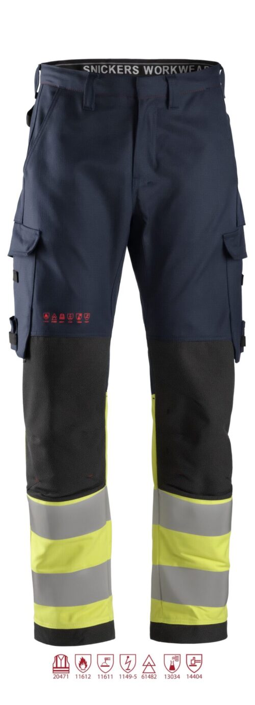 Snickers 6363 ProtecWork, Las Werkbroek, High-Vis Klasse 1