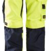 Snickers 6730 AllroundWork, Dames High-Vis Werkbroek+ met Holsterzakken Klasse 2