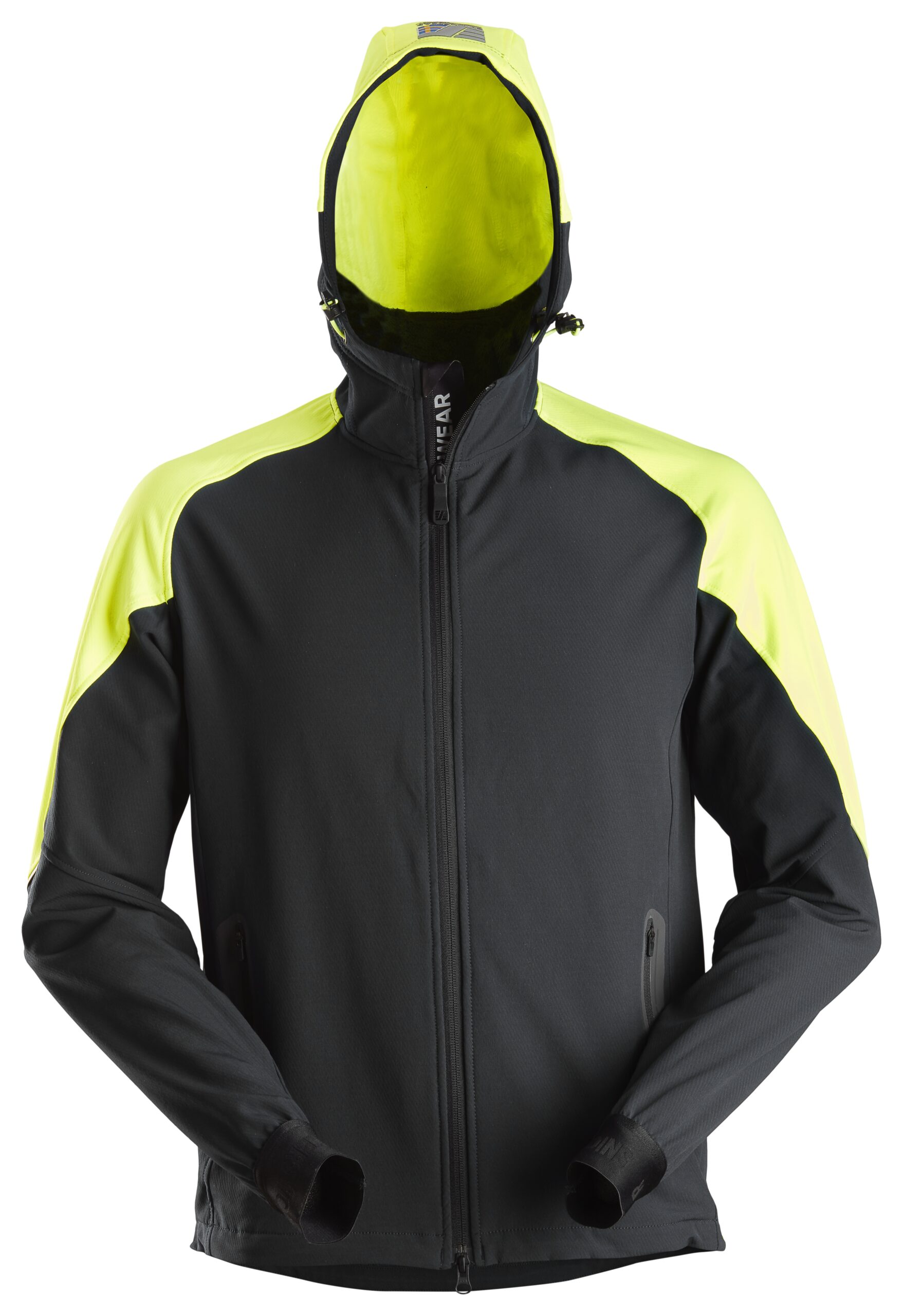 Snickers 8025 Neon Hoodie met Rits Snickers 8025 Neon Hoodie met Rits