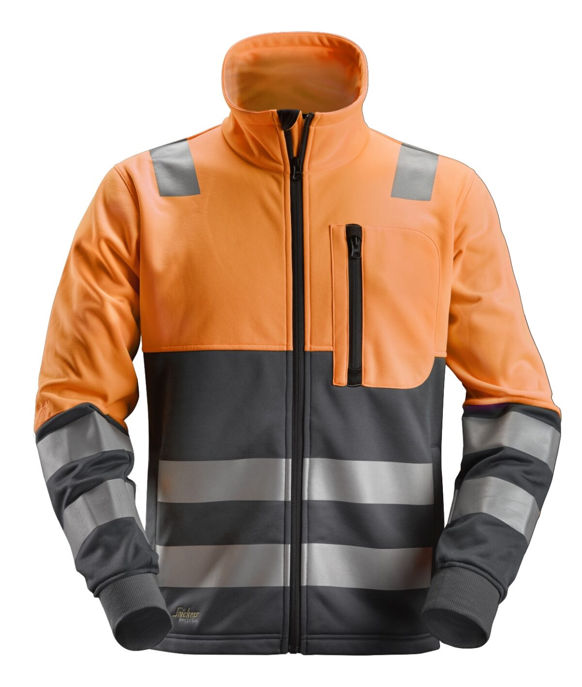 Snickers 8035 AllroundWork, High-Vis Jack met rits Klasse 2 Snickers 8035 AllroundWork, High-Vis Jack met rits Klasse 2
