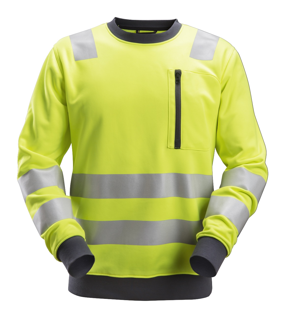 Snickers 8037 AllroundWork, High-Vis Sweatshirt Klasse 2/3 Snickers 8037 AllroundWork, High-Vis Sweatshirt Klasse 2/3
