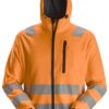 Snickers 8039 AllroundWork, High-Vis Hoodie met rits Klasse 2/3 Snickers 8039 AllroundWork, High-Vis Hoodie met rits Klasse 2/3