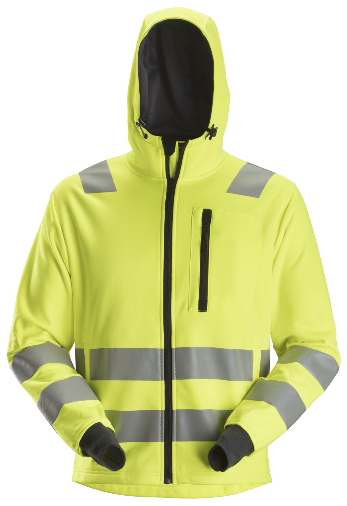 Snickers 8039 AllroundWork, High-Vis Hoodie met rits Klasse 2/3 Snickers 8039 AllroundWork, High-Vis Hoodie met rits Klasse 2/3