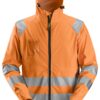 Snickers 8233 Regenjack PU High Visibility, Klasse 3