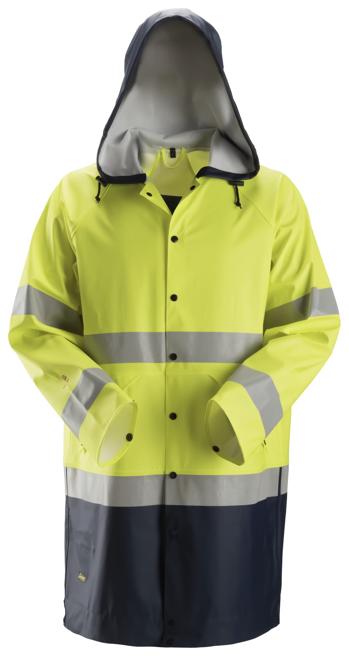 Snickers 8261 ProtecWork, Regenjack PU, High-Vis Klasse 3 Snickers 8261 ProtecWork, Regenjack PU, High-Vis Klasse 3