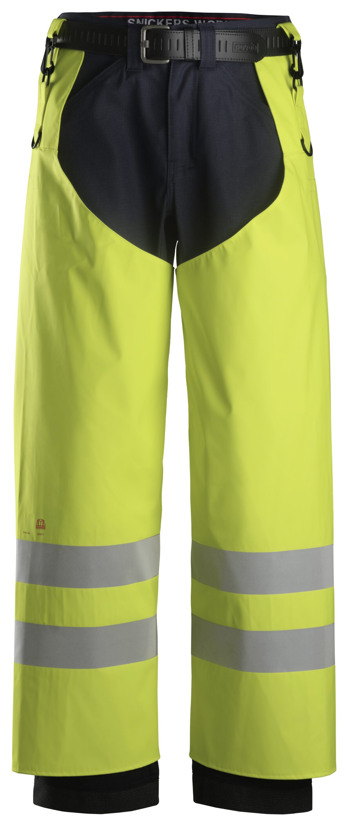 Snickers 8269 ProtecWork, Regenbroek PU, High-Vis Klasse 2 Snickers 8269 ProtecWork, Regenbroek PU, High-Vis Klasse 2