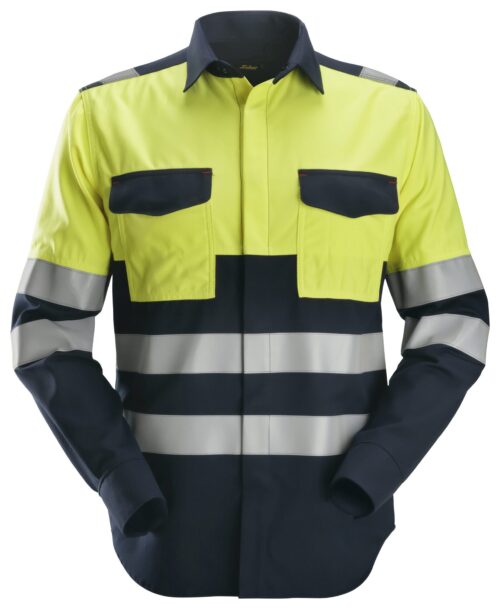 Snickers 8563 ProtecWork, Lasshirt met Lange Mouwen, High-Vis Klasse 1