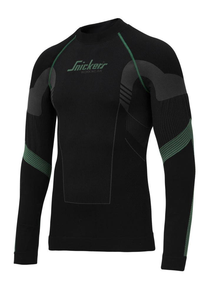 Snickers 9425 Flexiwork, Seamless Shirt met Lange Mouwen Snickers 9425 Flexiwork, Seamless Shirt met Lange Mouwen