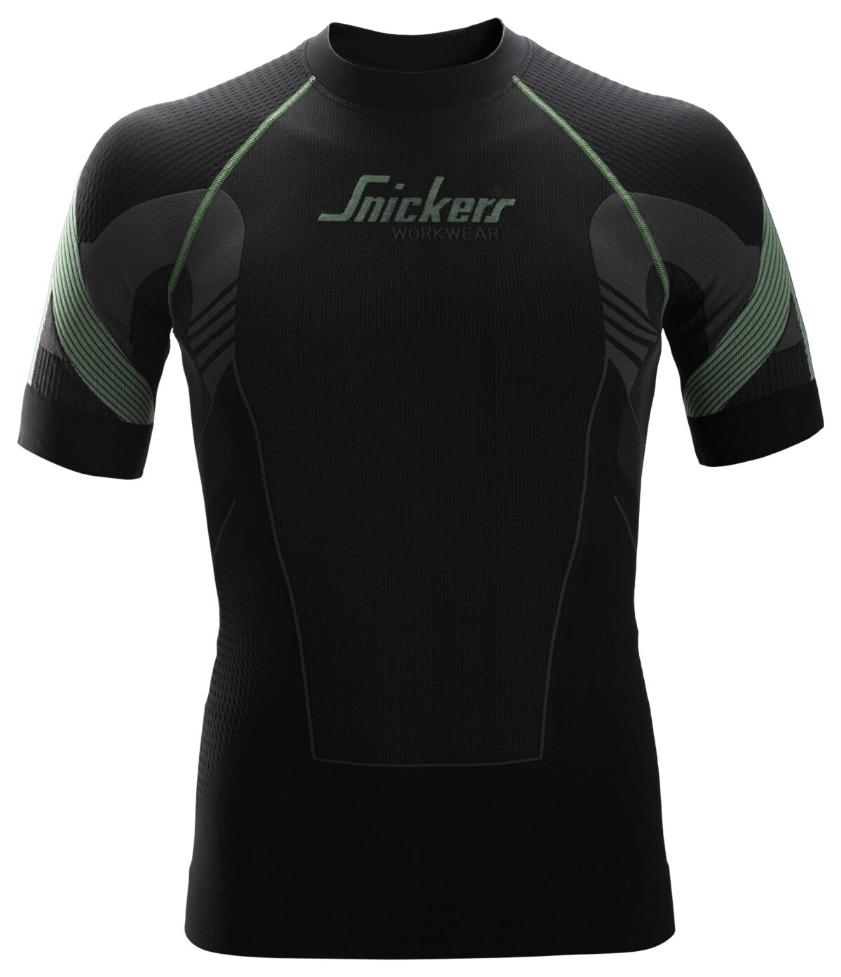 Snickers 9426 Flexiwork, Seamless Shirt met Korte Mouwen Snickers 9426 Flexiwork, Seamless Shirt met Korte Mouwen