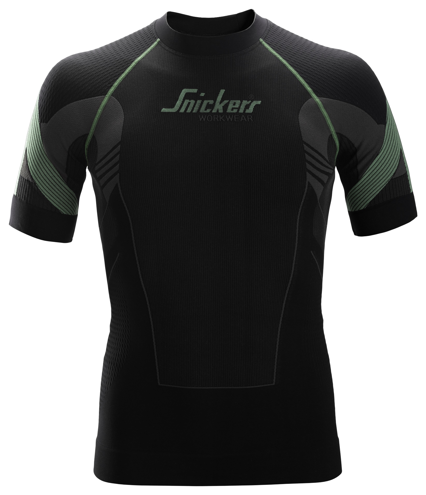 Snickers 9426 Flexiwork, Seamless Shirt met Korte Mouwen Snickers 9426 Flexiwork, Seamless Shirt met Korte Mouwen