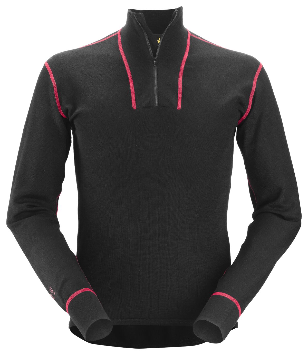 Snickers 9462 ProtecWork, Wollen Shirt met Lange Mouwen en Rits