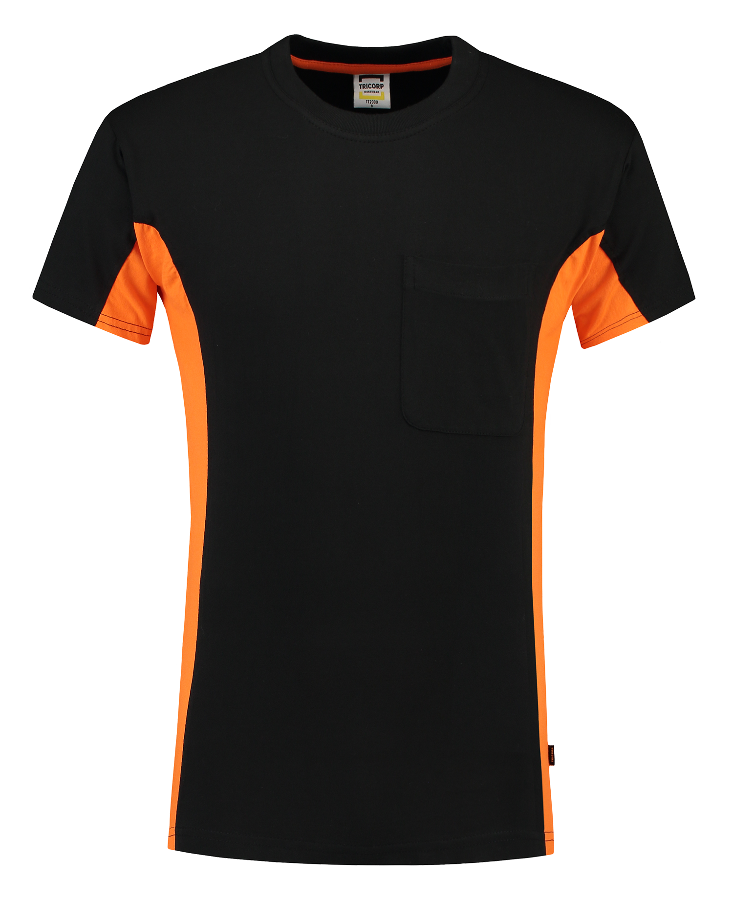 Tricorp T-Shirt Bicolor Borstzak 102002 Tricorp T-Shirt Bicolor Borstzak 102002