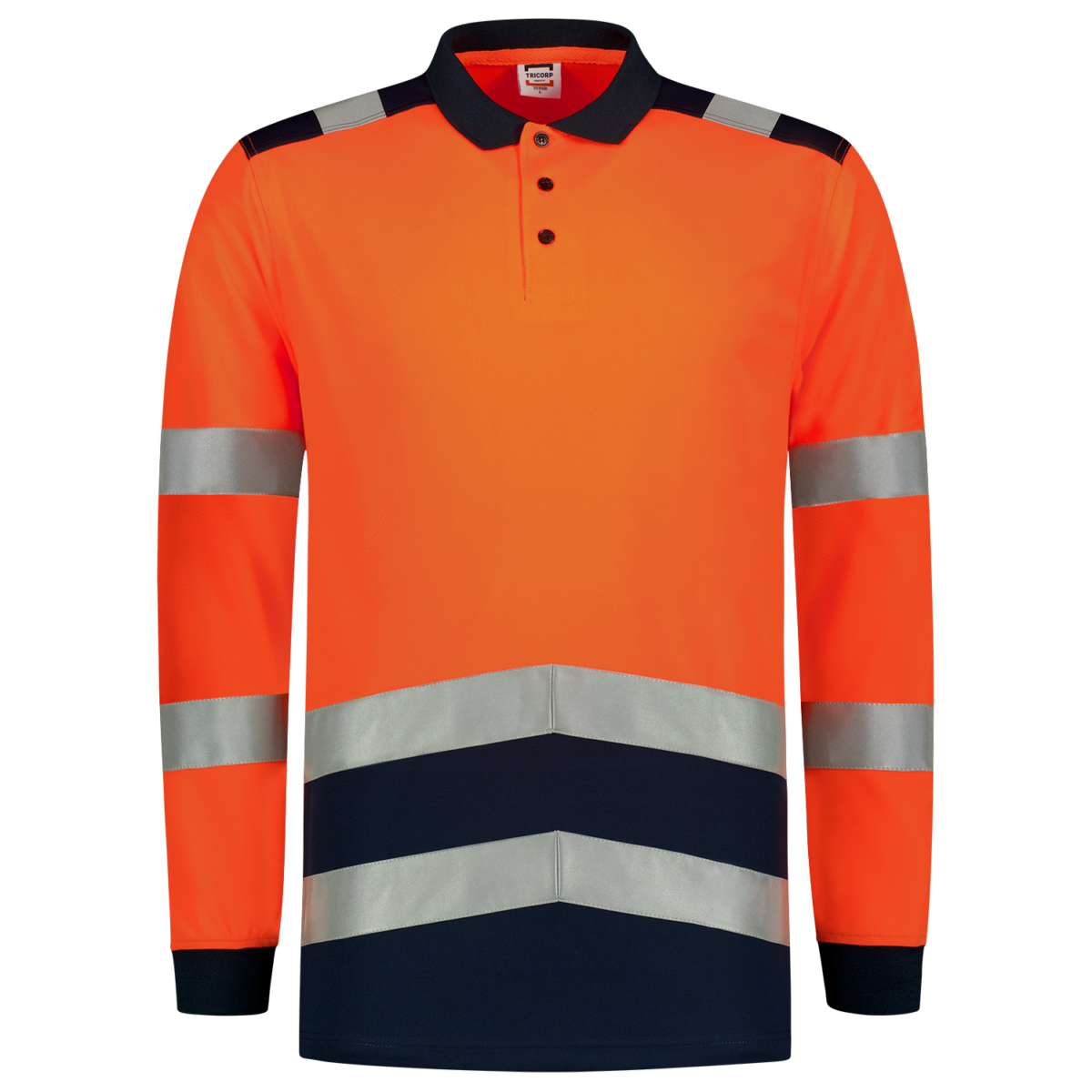 Tricorp Poloshirt High Vis Bicolor Lange Mouw 203008 Tricorp Poloshirt High Vis Bicolor Lange Mouw 203008