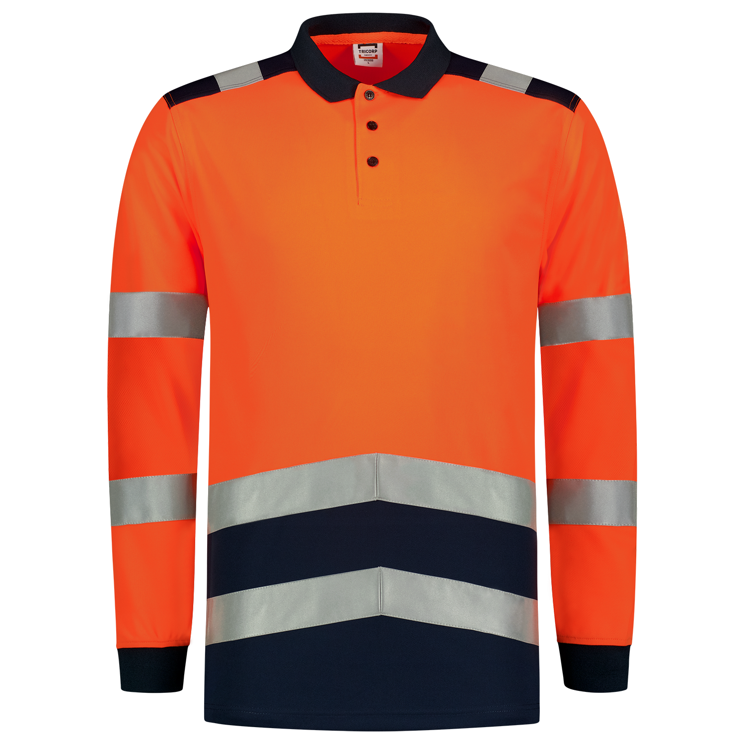 Tricorp Poloshirt High Vis Bicolor Lange Mouw 203008 Tricorp Poloshirt High Vis Bicolor Lange Mouw 203008