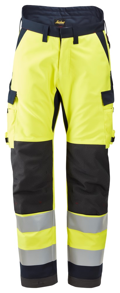 Snickers 6663 ProtecWork, Isolerende Werkbroek, High-Vis klasse 2